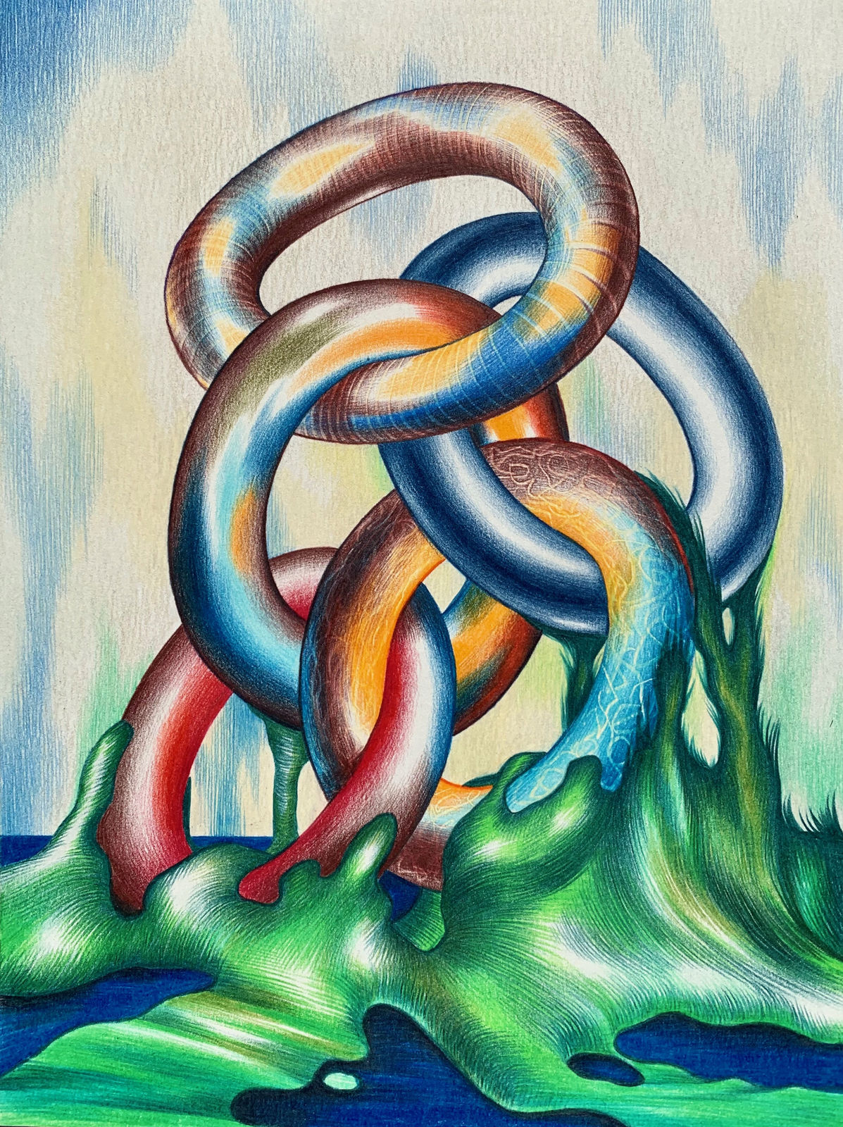 Elena Minyeyevtseva, bubliki grow on moss, 2020