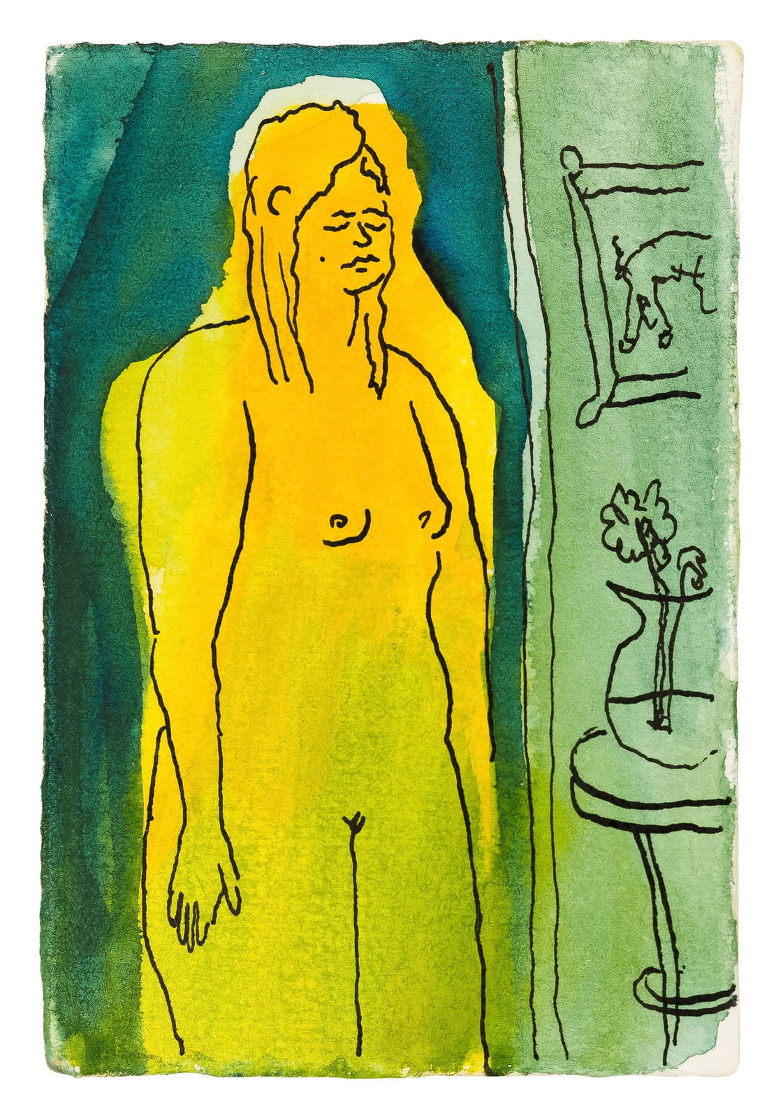 Santiago Evans, Framed Figure II, 2022