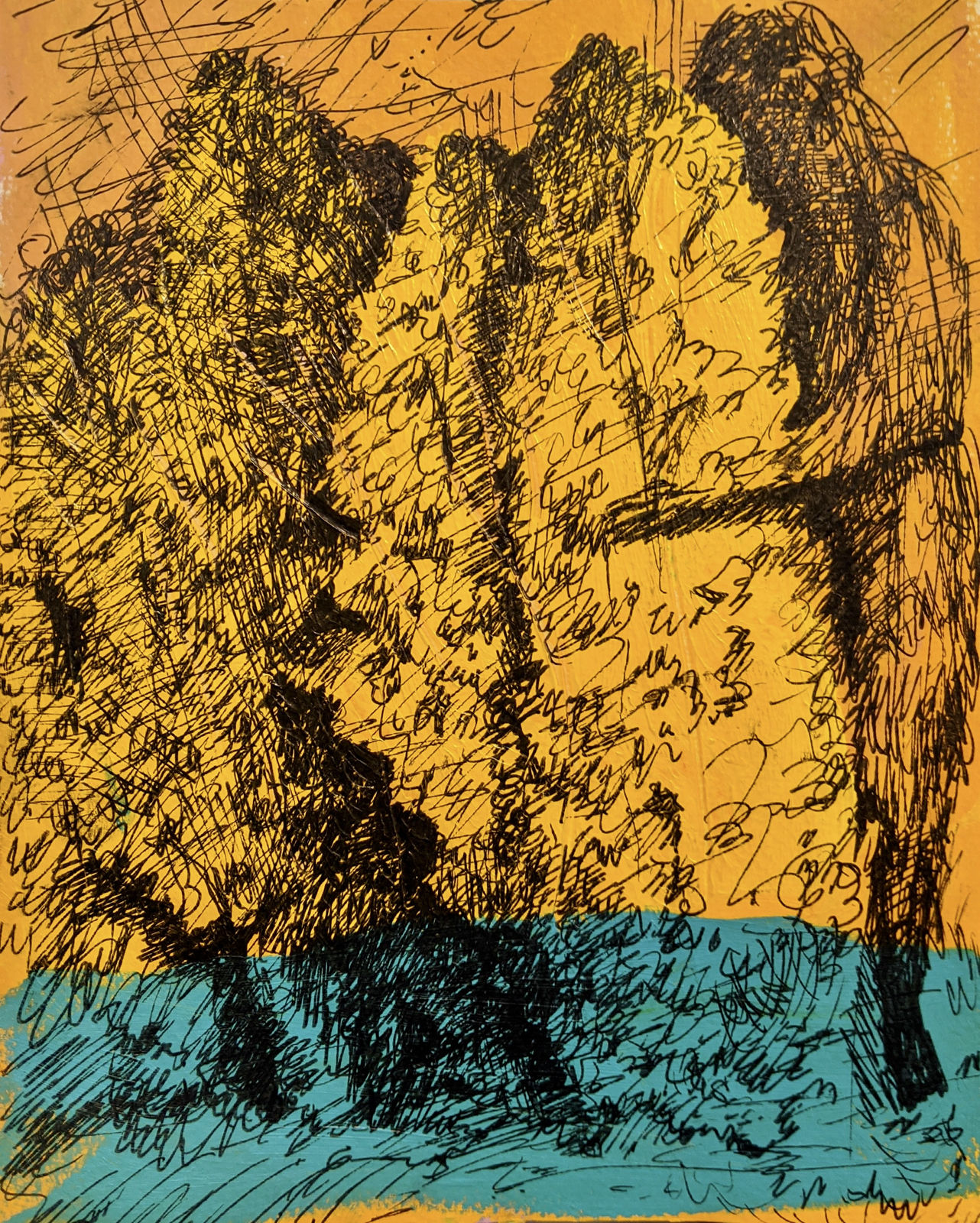 Santiago Evans, Autumn monster, 2020