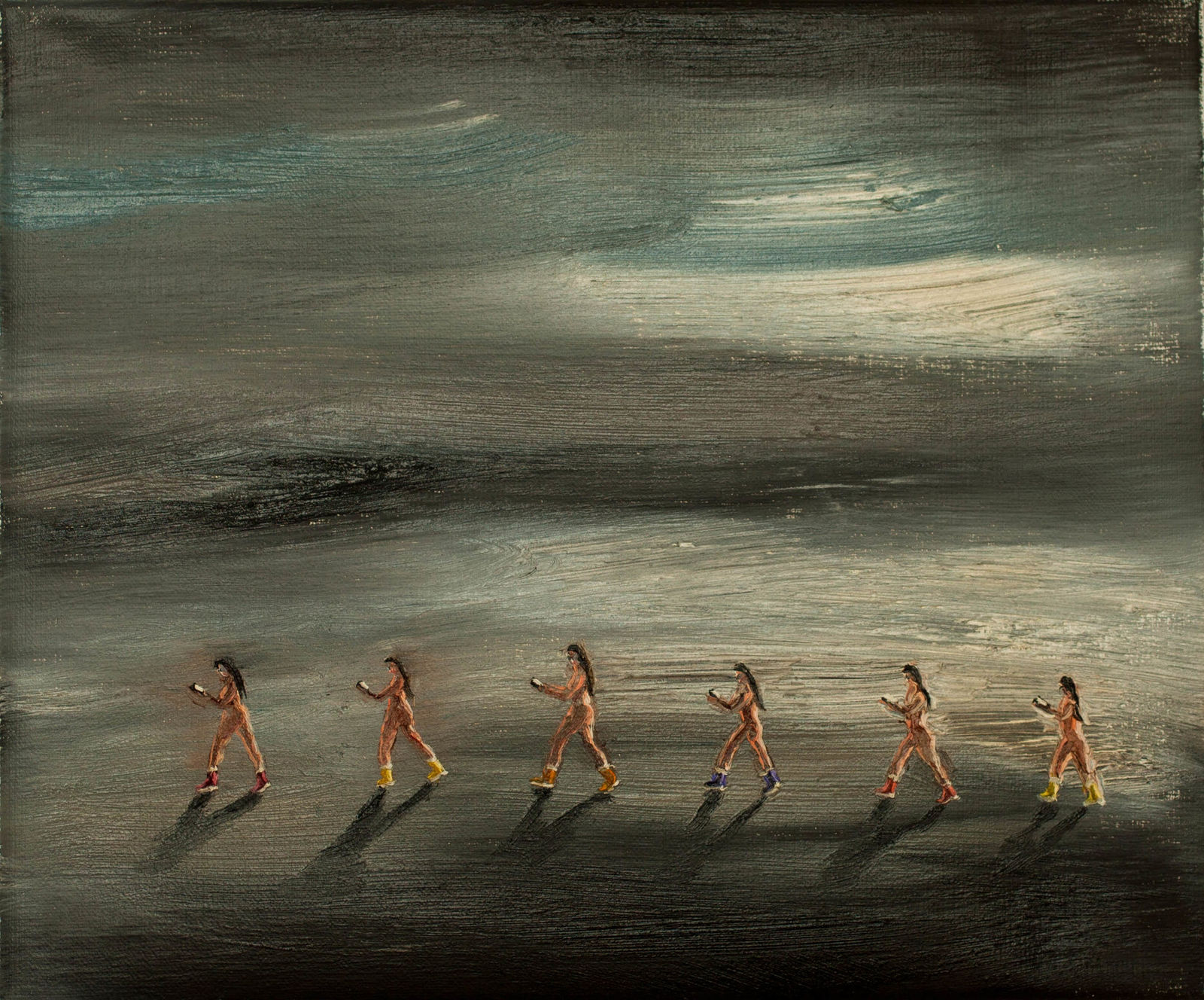 Beth Namenwirth, Gekleurde laarzen, 2020