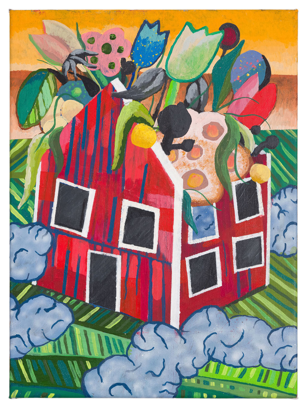 Heidi Ukkonen, A House With flowers, 2022