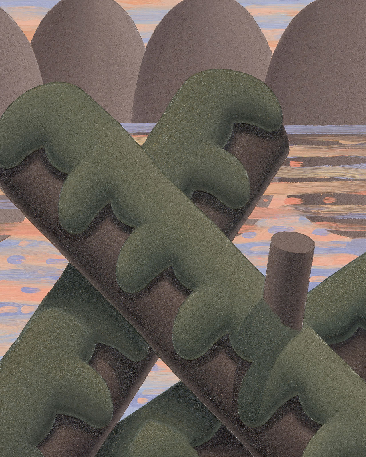 Laurens Legiers, Stacked moss, 2021