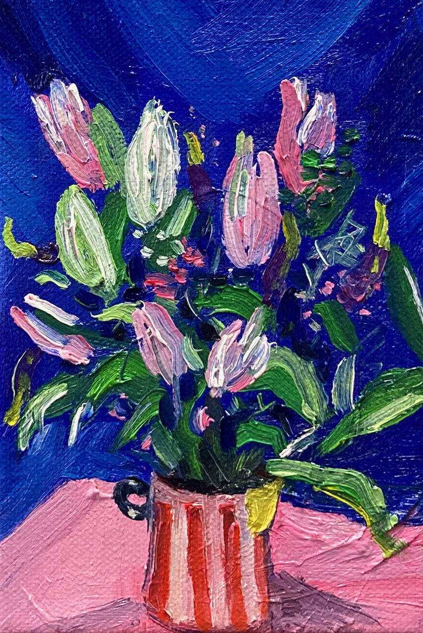 Elise Debrock, Vaas met Bloemen III , 2021