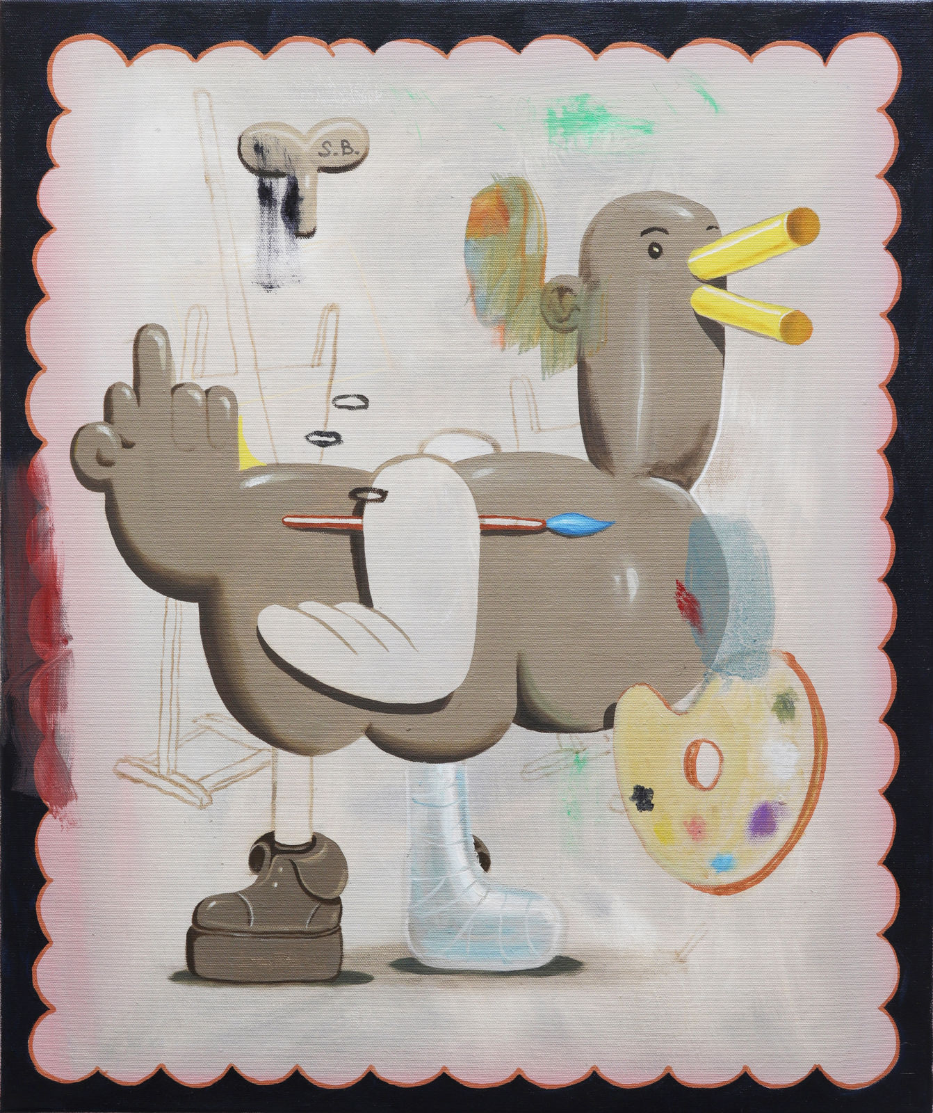 Stijn Bastianen, The hobbypainter duck, 2020