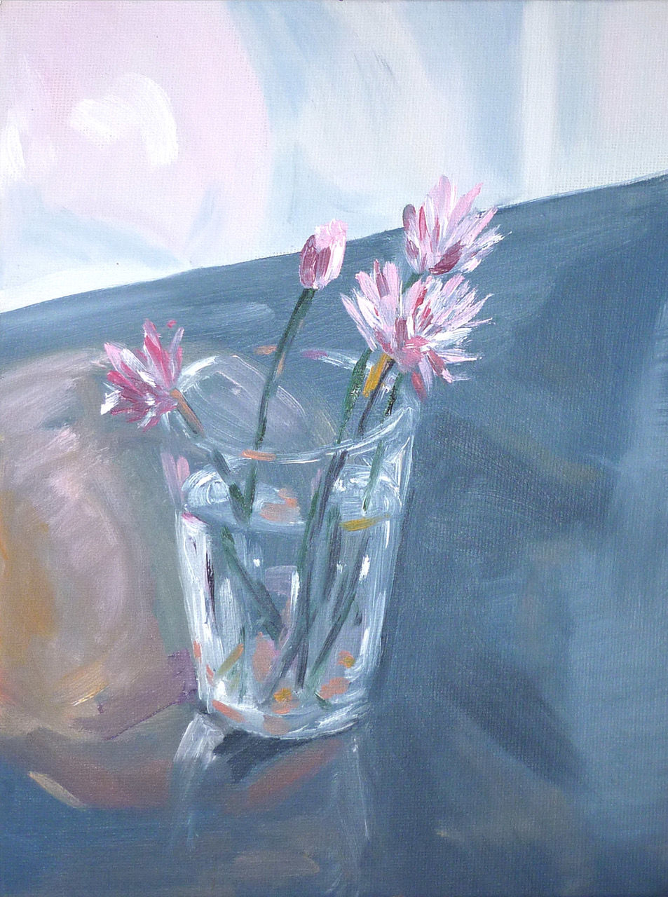 Elise Debrock, Stilleven met Glas, 2016