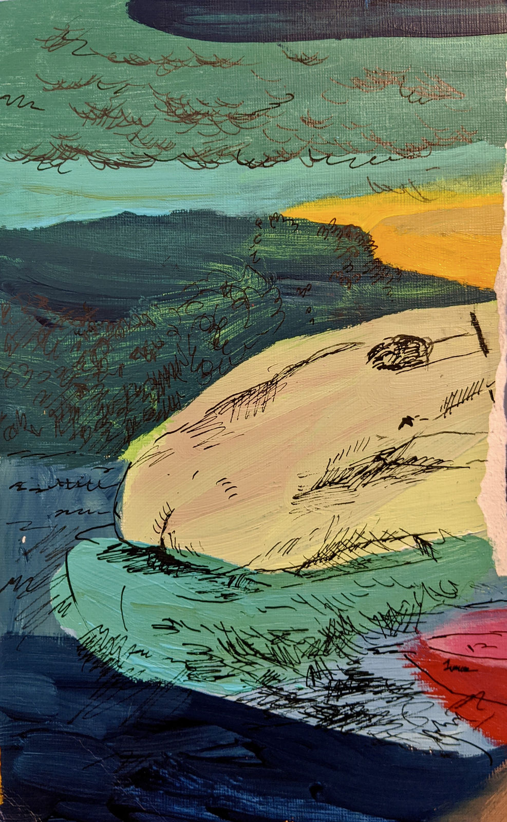 Santiago Evans, Kayak II, 2020