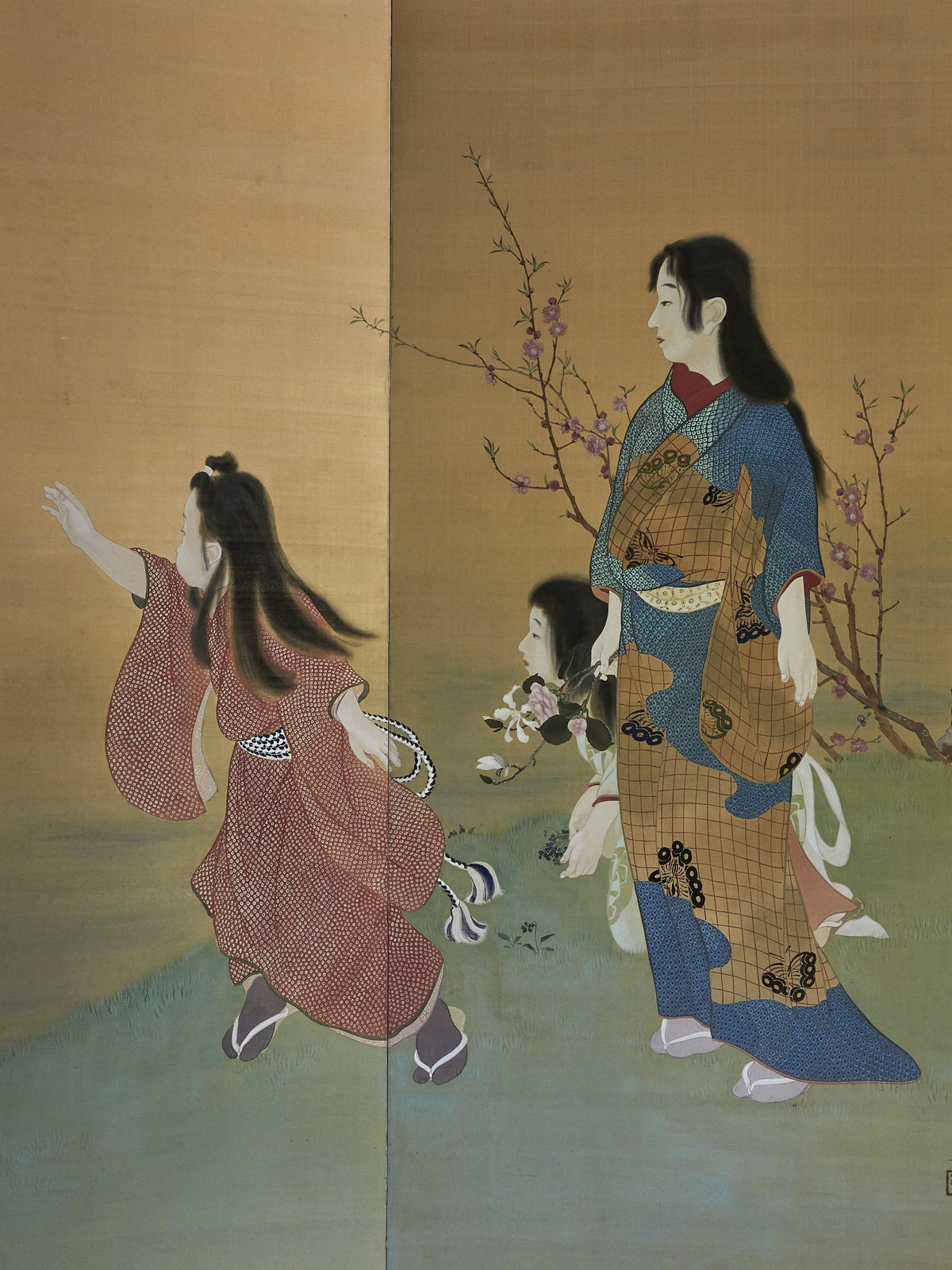 Kaburaki Kiyokata (1878−1972) , Young Boys and Girls