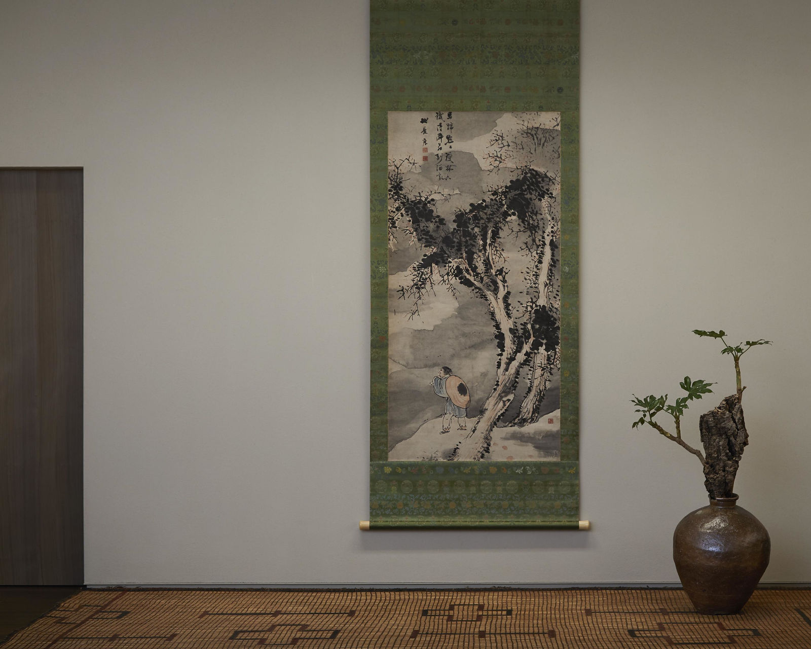 Yosa Buson (1716–1783) , Figure under the Tree