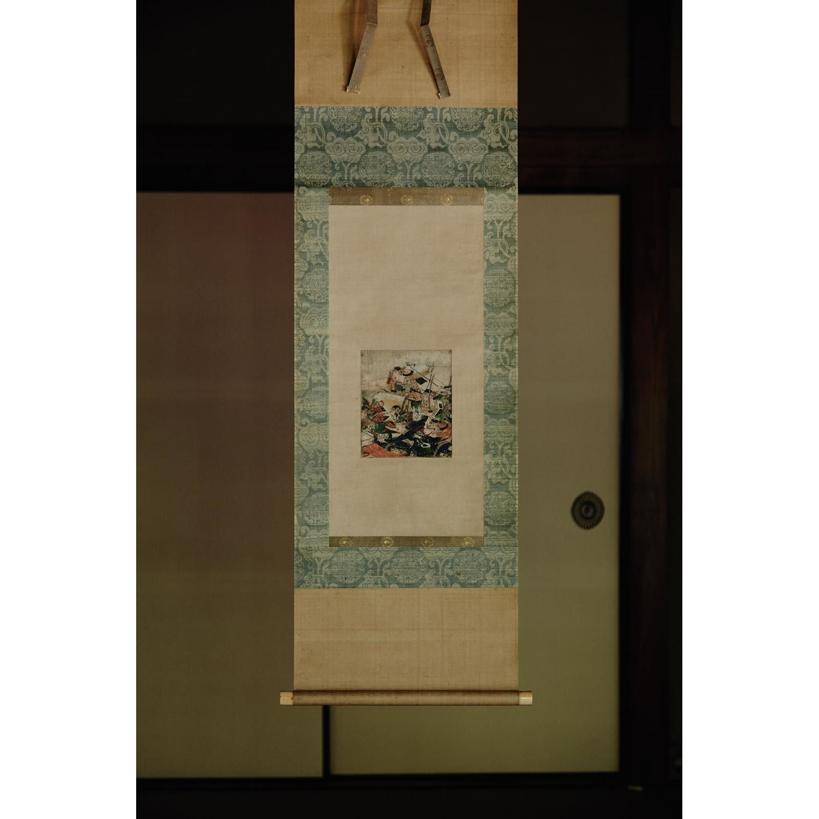 <i>Fragment from the Illustrated Tale of Heiji Civil War, the Battle at Rokuhara scroll</i>