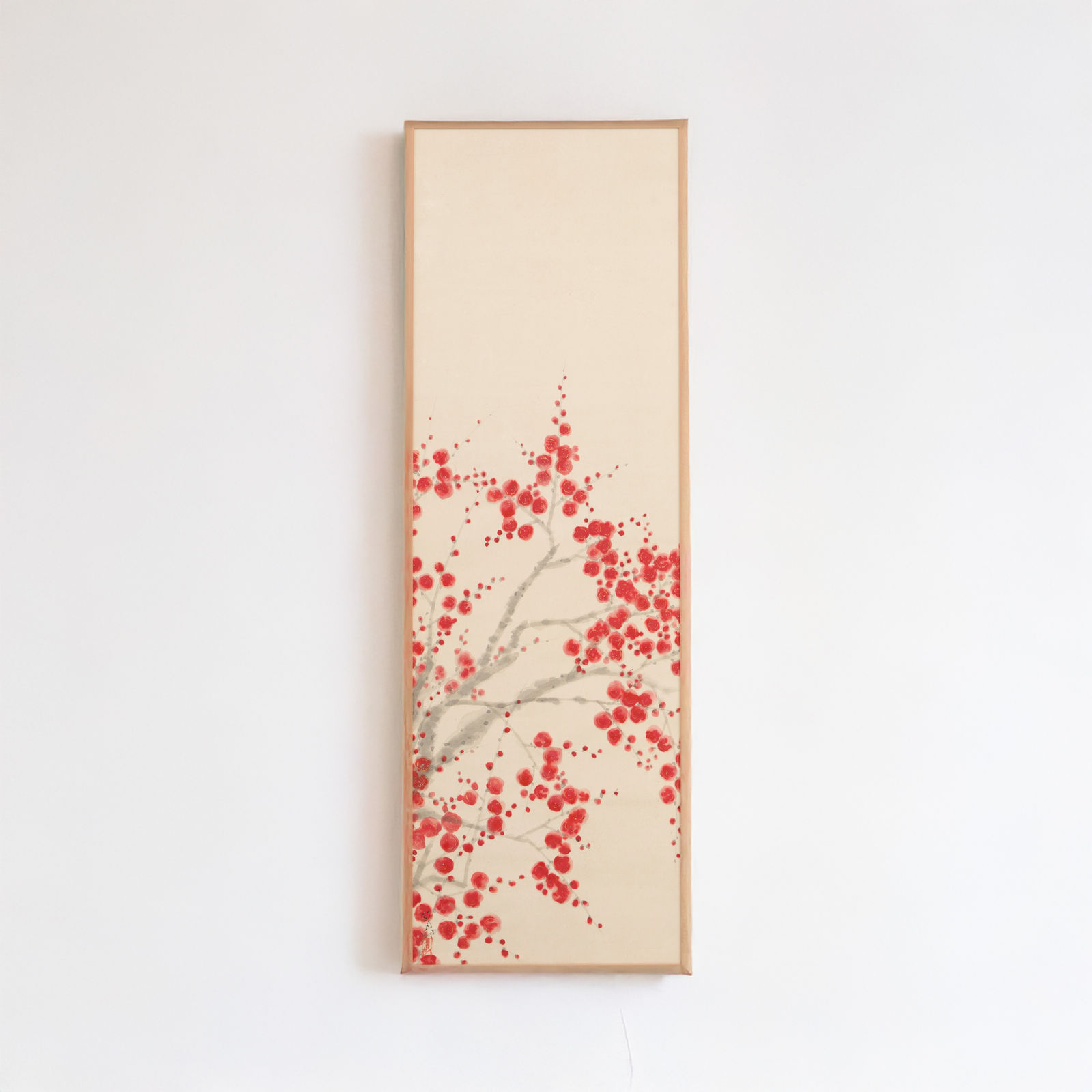 Maeda Seison (1885–1977) , Red Plum Blossoms