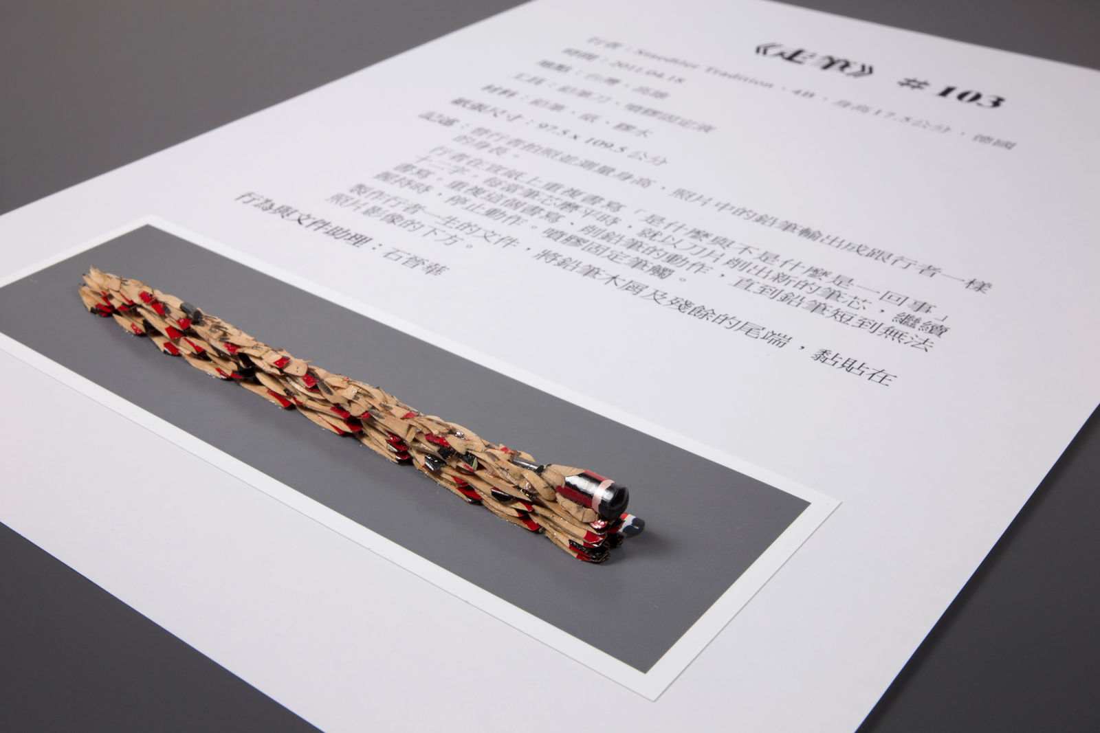 Shi Jin-Hua, Pen Walking #103, 2011