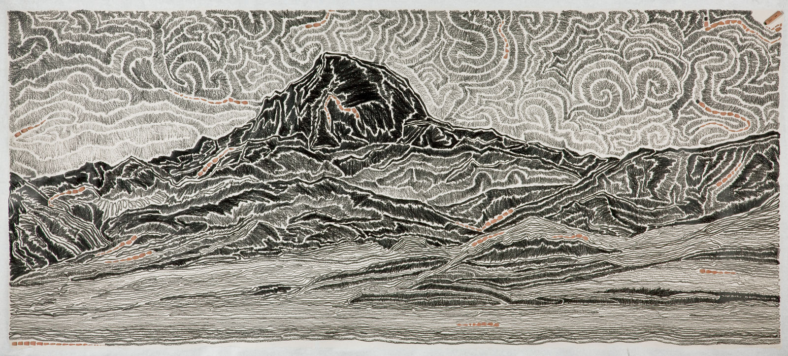 Shi Jin-Hua, Pen Walking #112, 2011