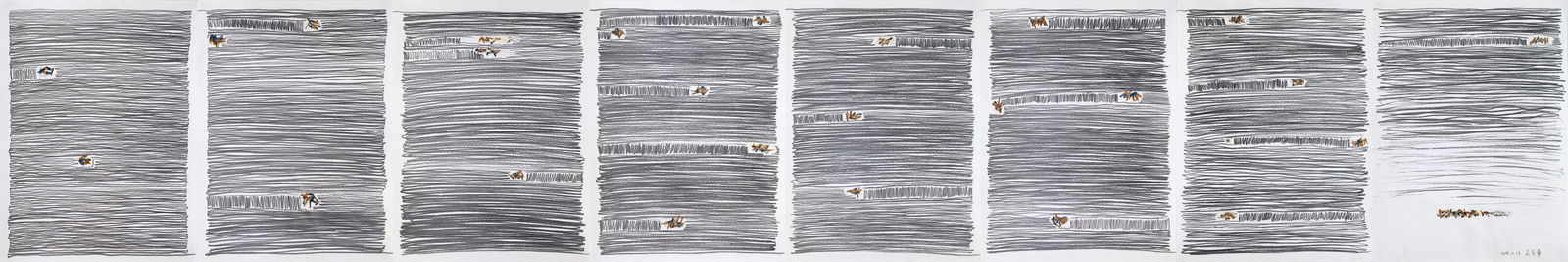 Shi Jin-Hua, Pen Walking #7, 2006