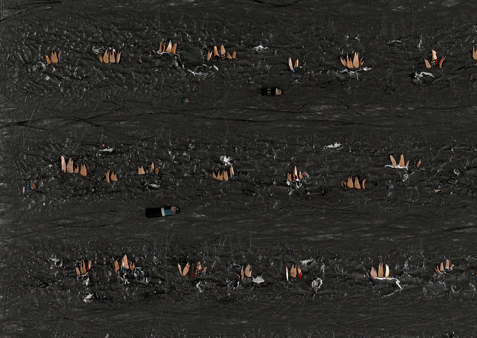 Shi Jin-Hua, Pen Walking #127, 2012