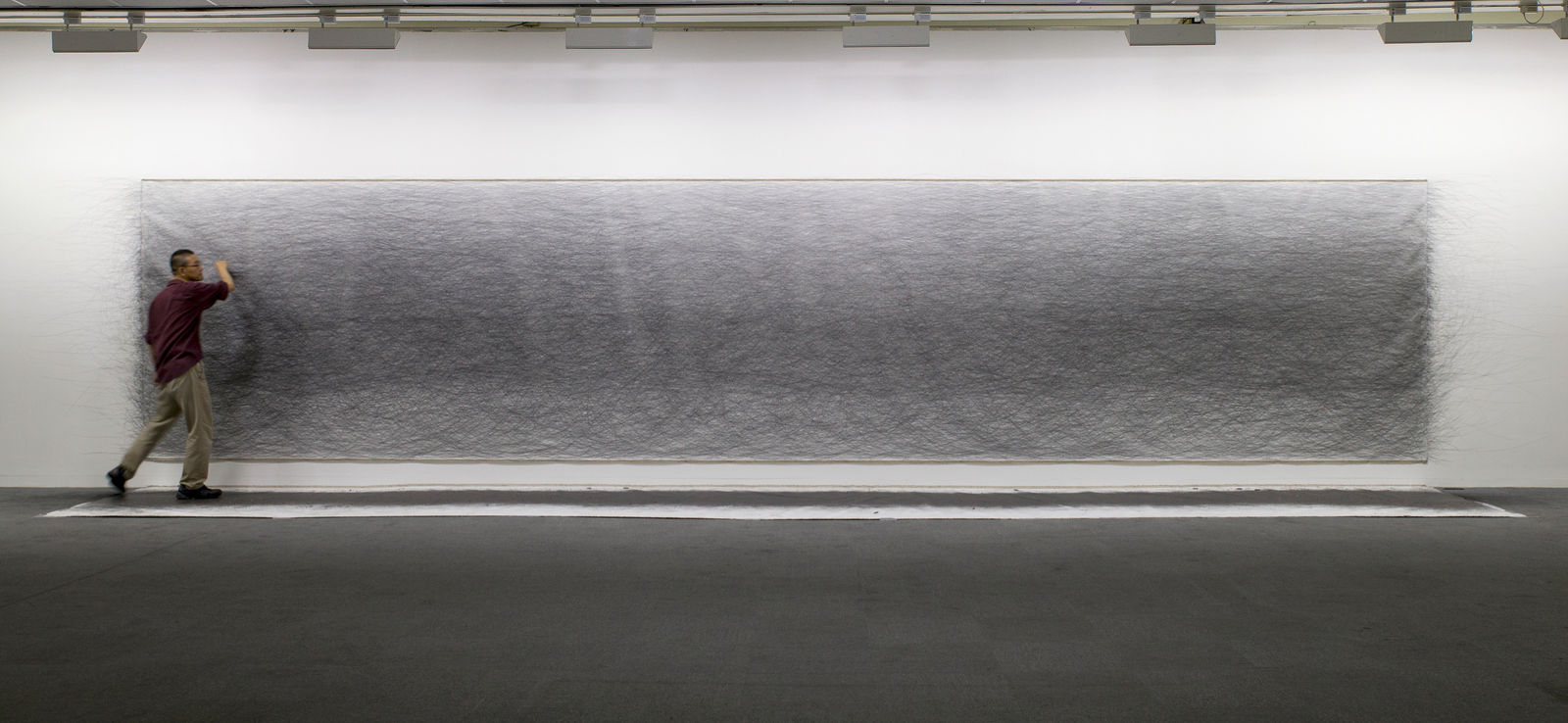 Shi Jin-Hua, A 100km Walk, 2012-2017