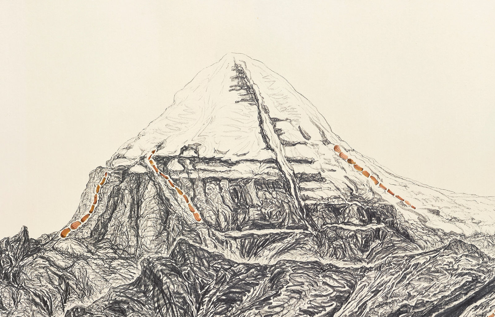 Shi Jin-Hua, Pen Walking #165, 2017