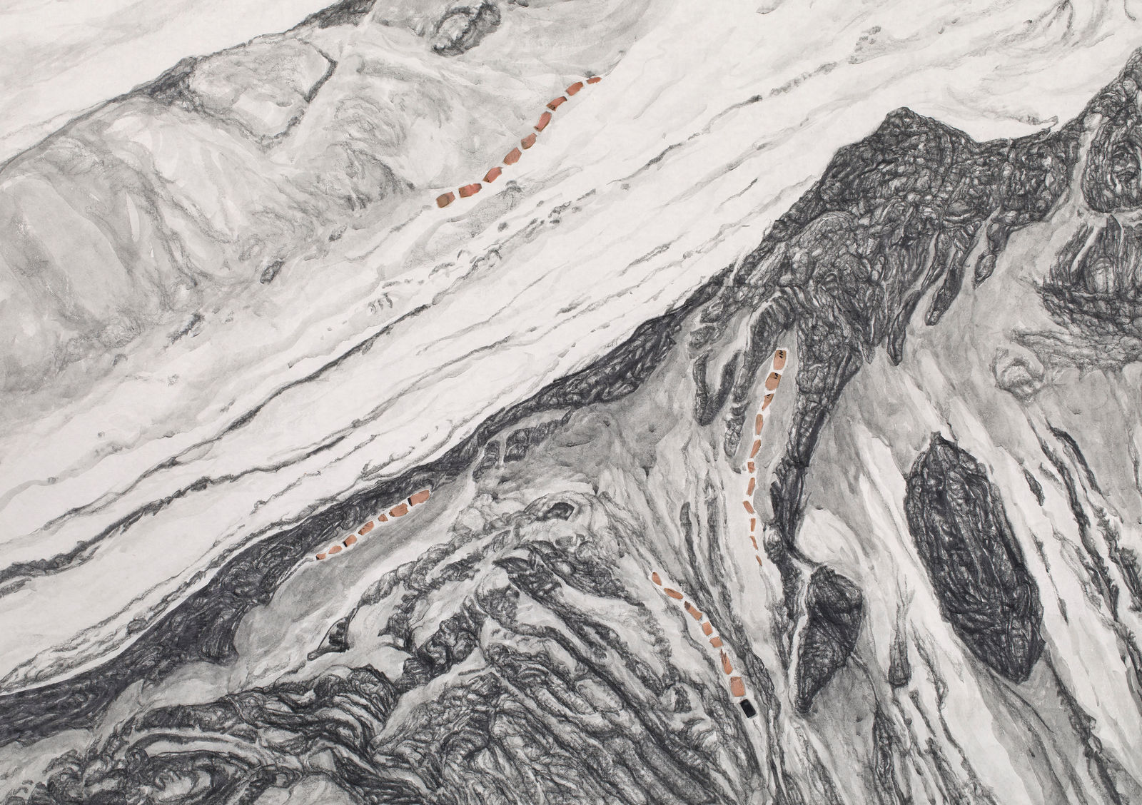 Shi Jin-Hua, Pen Walking #181, 2021–2022