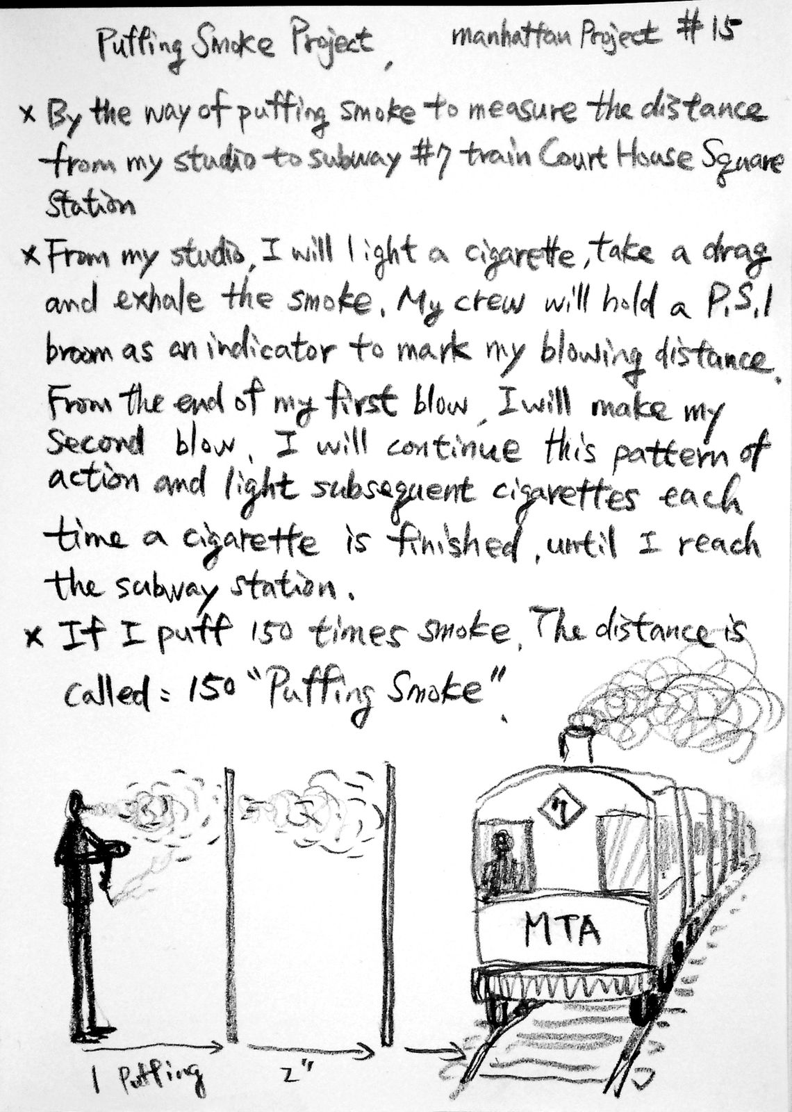 Shi Jin-Hua, Smoke Blowing, 2004