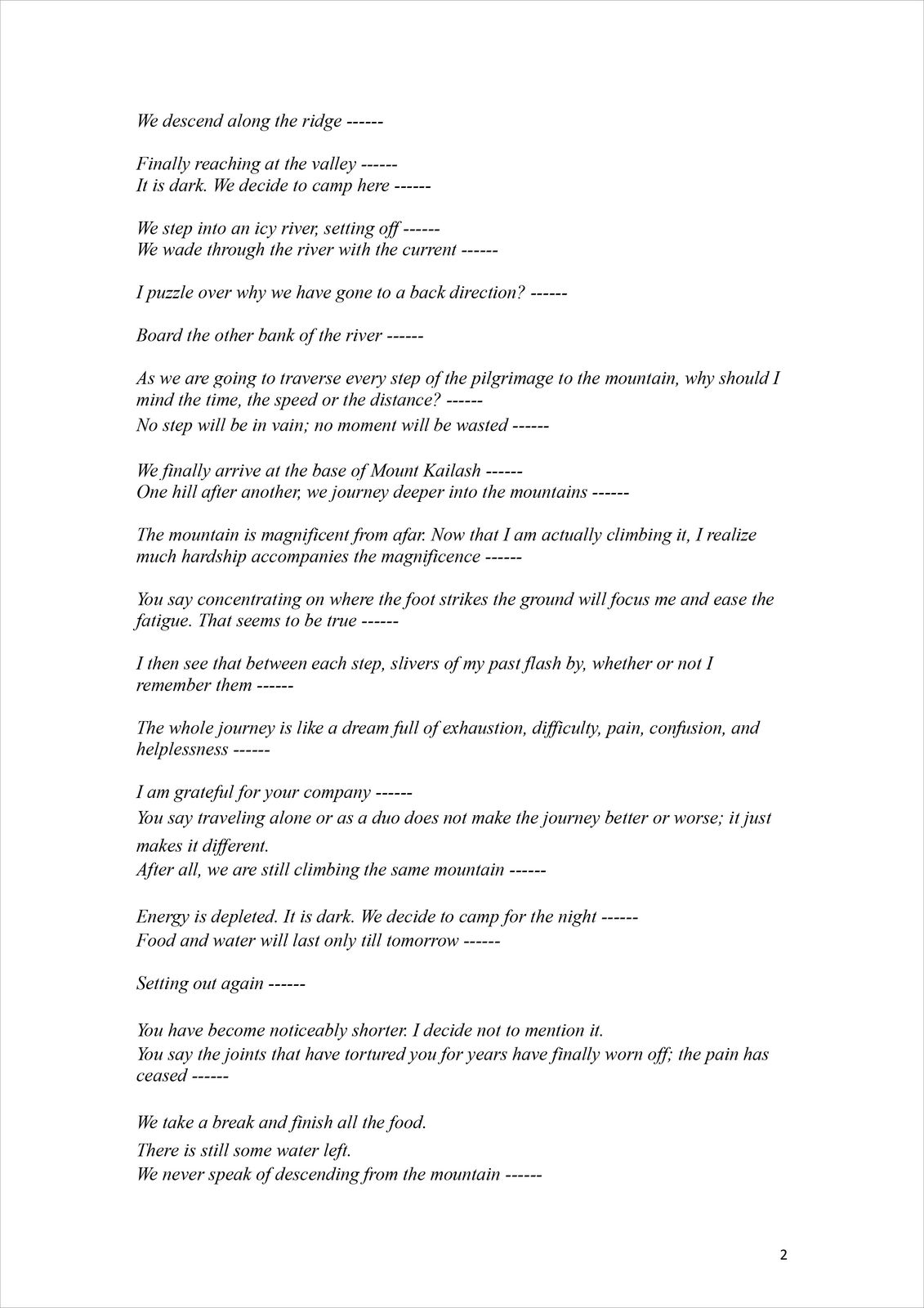 Shi Jin-Hua, Pen Walking #163, 2012-2016