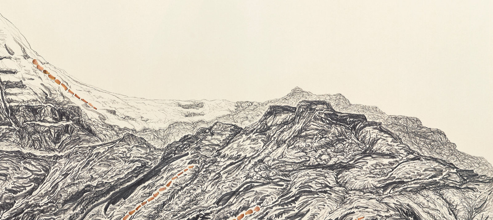 Shi Jin-Hua, Pen Walking #165, 2017