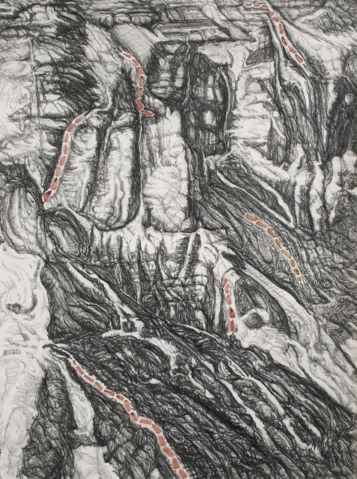 Shi Jin-Hua, Pen Walking #184, 2021-2023