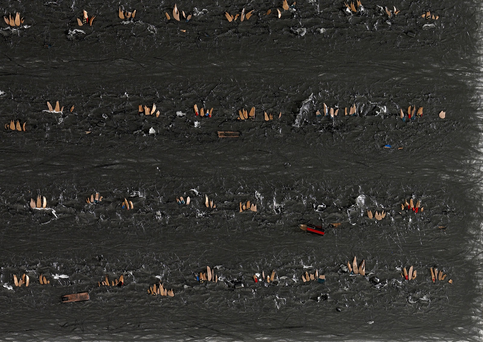 Shi Jin-Hua, Pen Walking #127, 2012