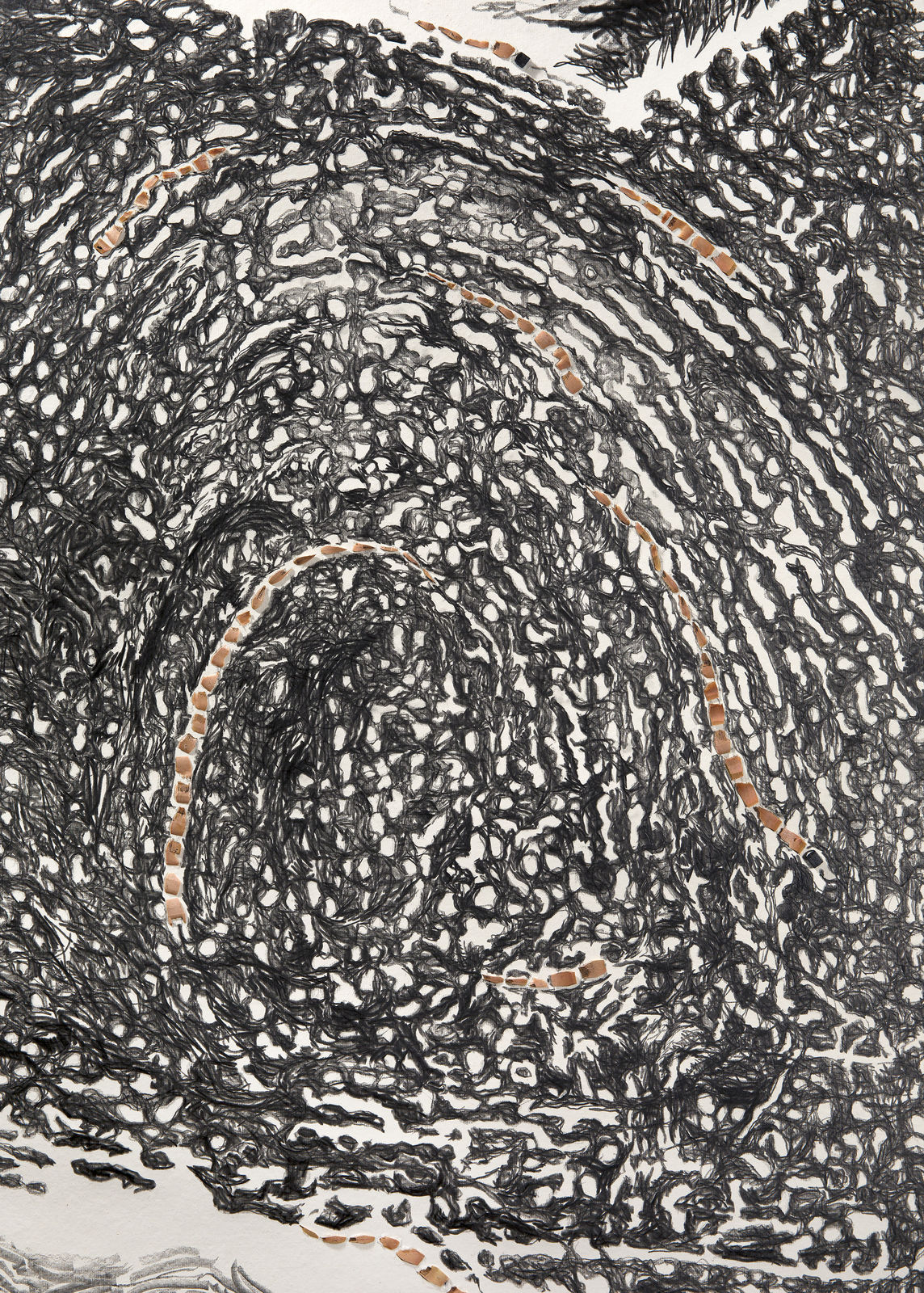 Shi Jin-Hua, Pen Walking #172, 2019