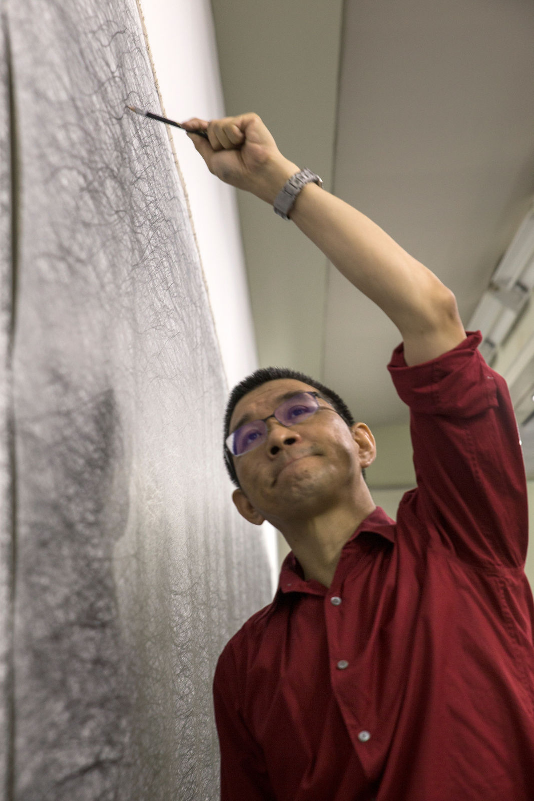 Shi Jin-Hua, A 100km Walk, 2012-2017