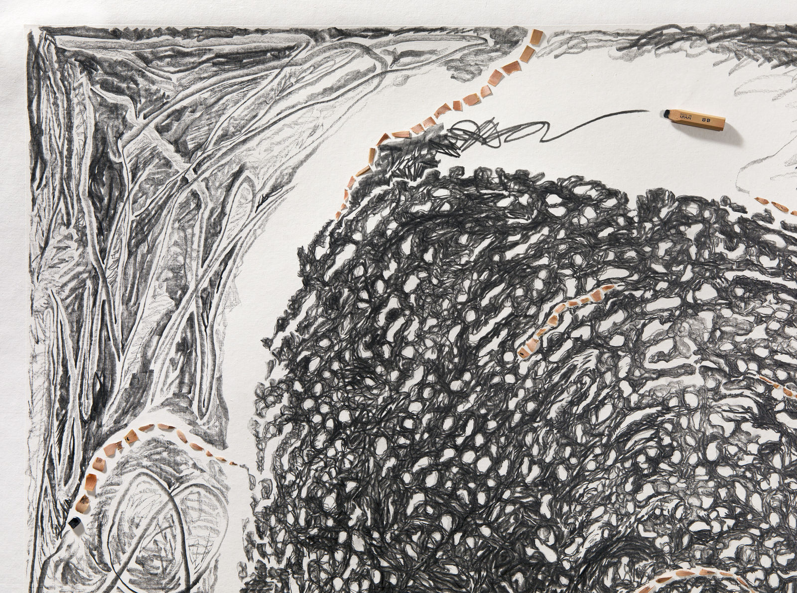 Shi Jin-Hua, Pen Walking #172, 2019