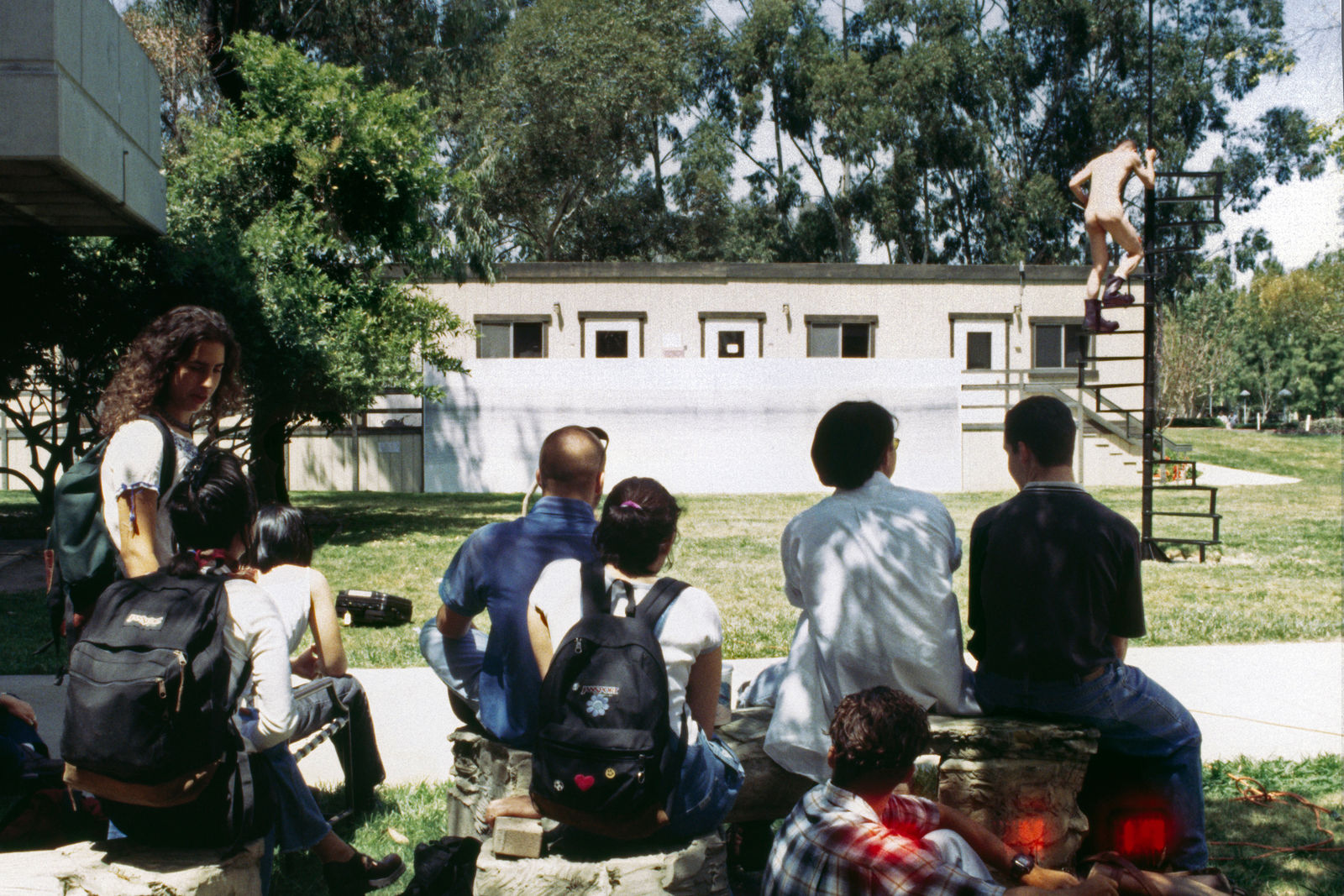 Shi Jin-Hua, Stairway Walker - A Tribute to Marcel Duchamp, 1996