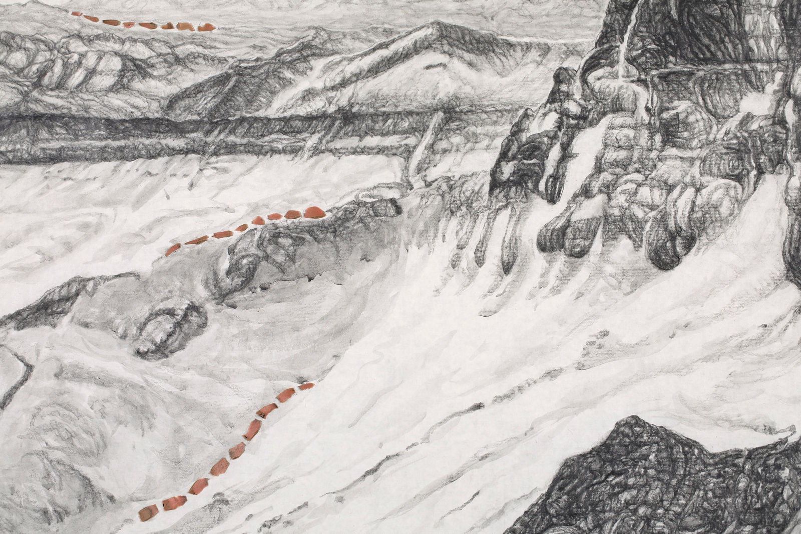 Shi Jin-Hua, Pen Walking #181, 2021–2022