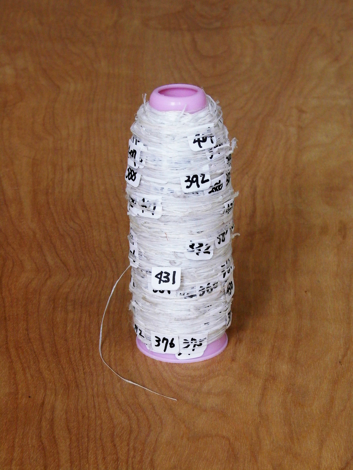 Shi Jin-Hua, Dental Floss Project, 2003-2004