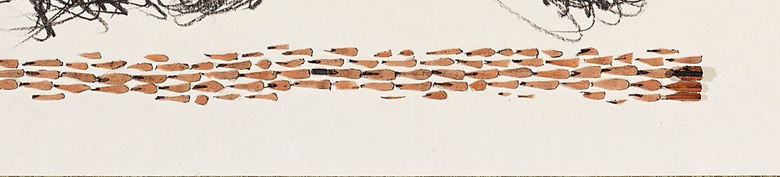 Shi Jin-Hua, Pen Walking #89, 2011-2014