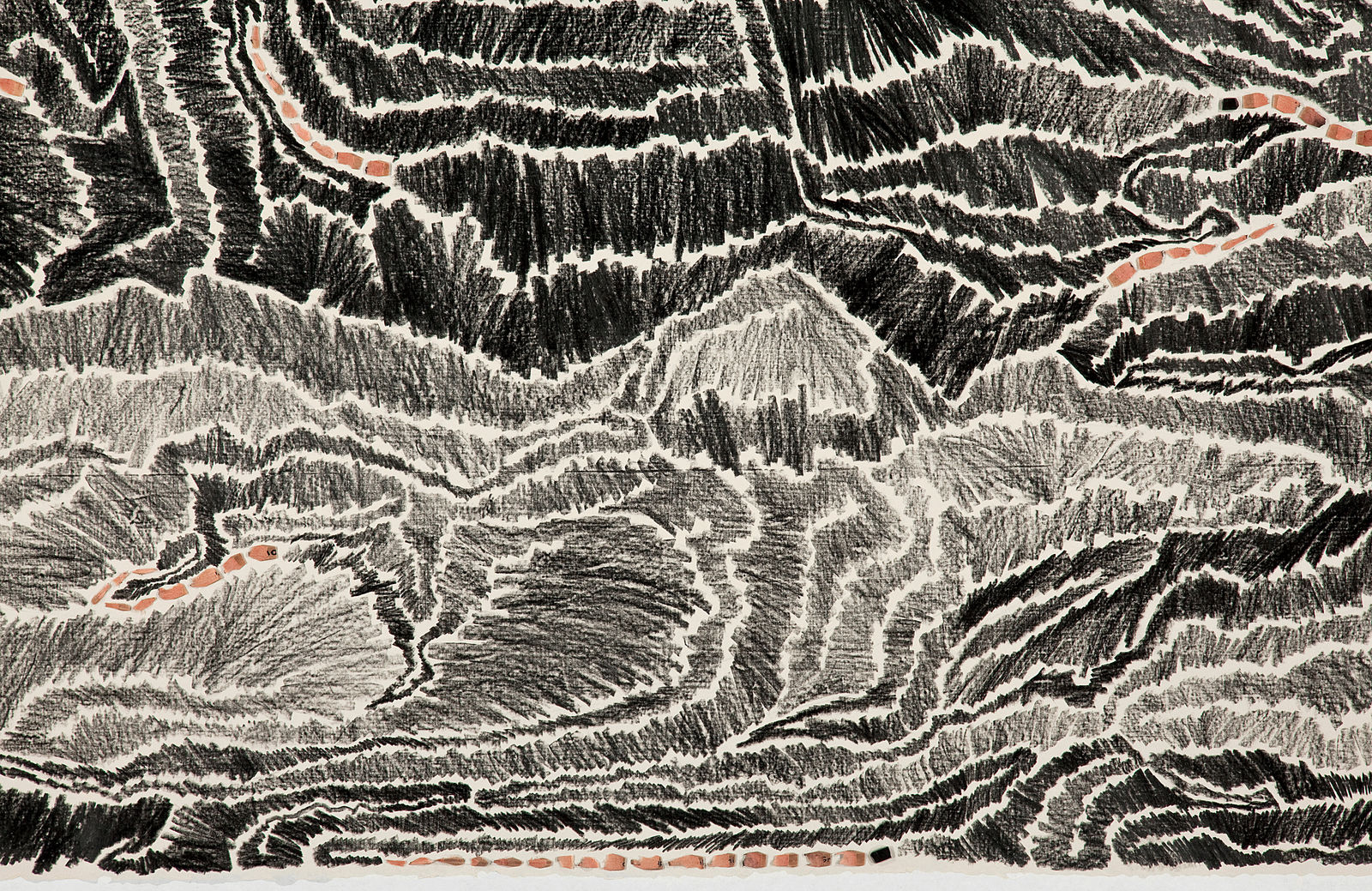 Shi Jin-Hua, Pen Walking #108, 2011