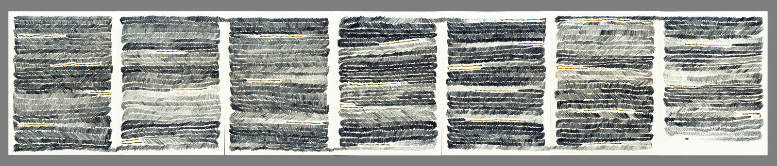 Shi Jin-Hua, Pen Walking #14, 2007