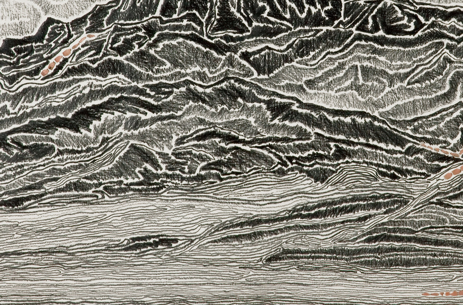 Shi Jin-Hua, Pen Walking #112, 2011