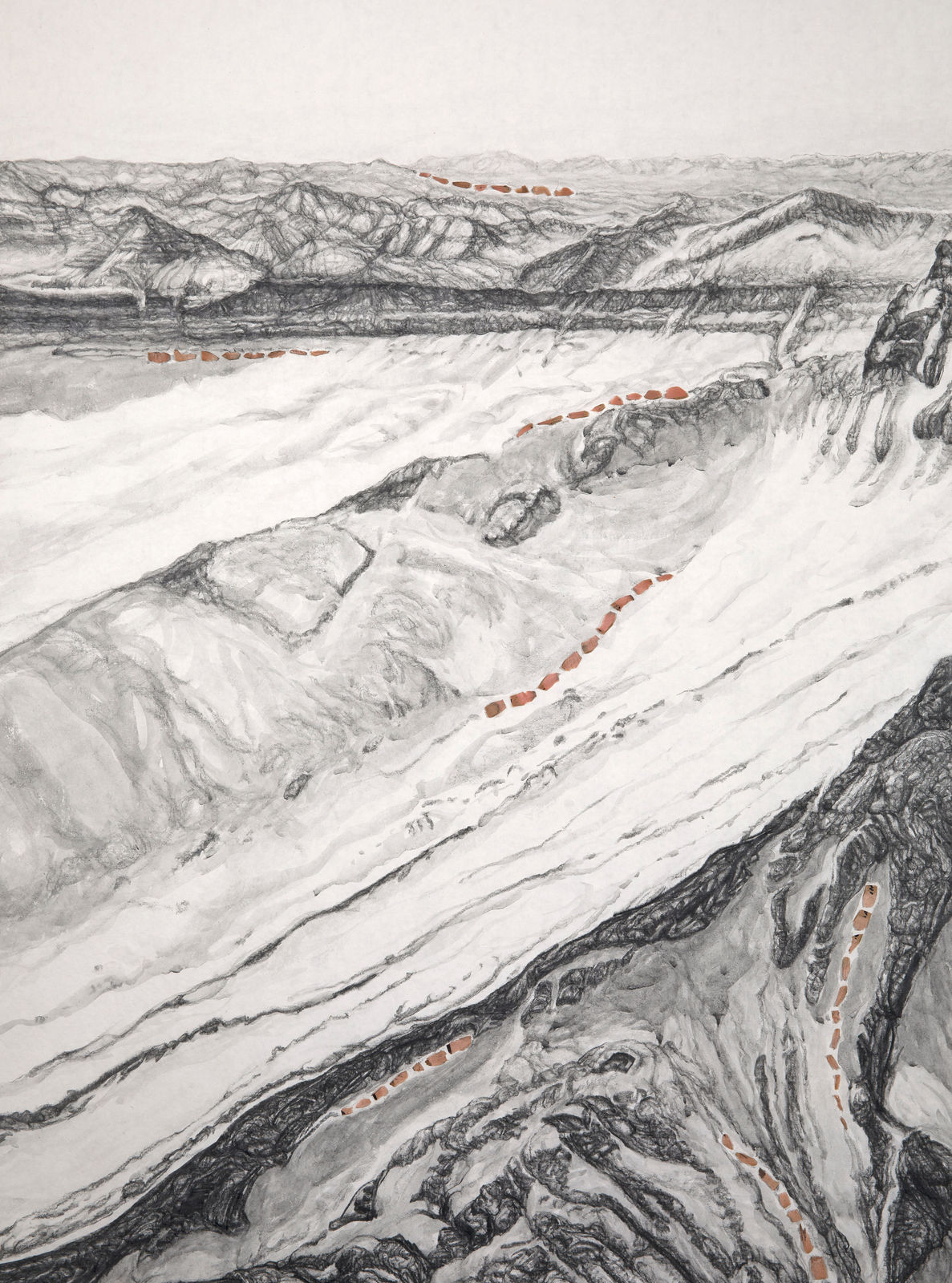 Shi Jin-Hua, Pen Walking #181, 2021–2022