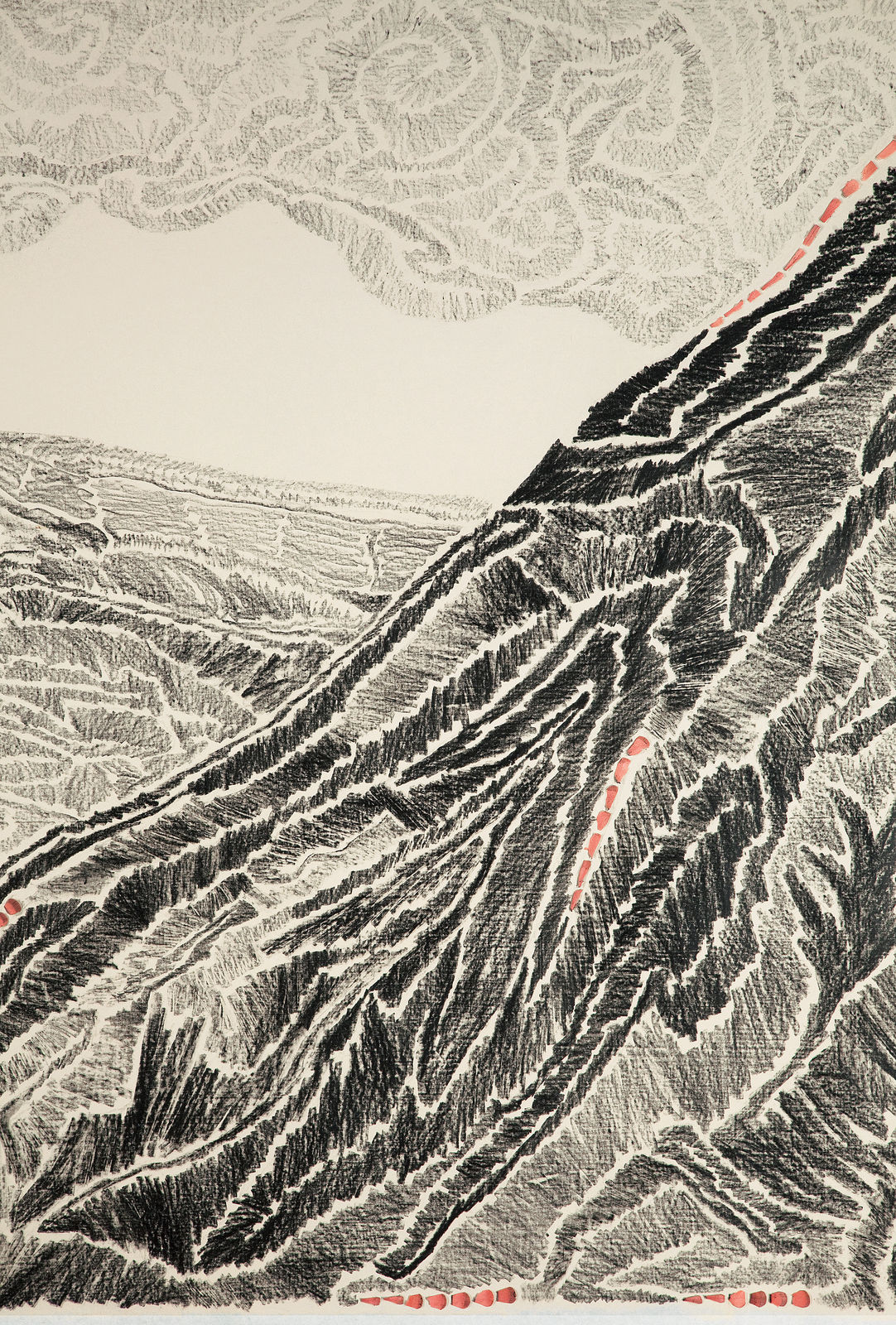 Shi Jin-Hua, Pen Walking #110, 2011