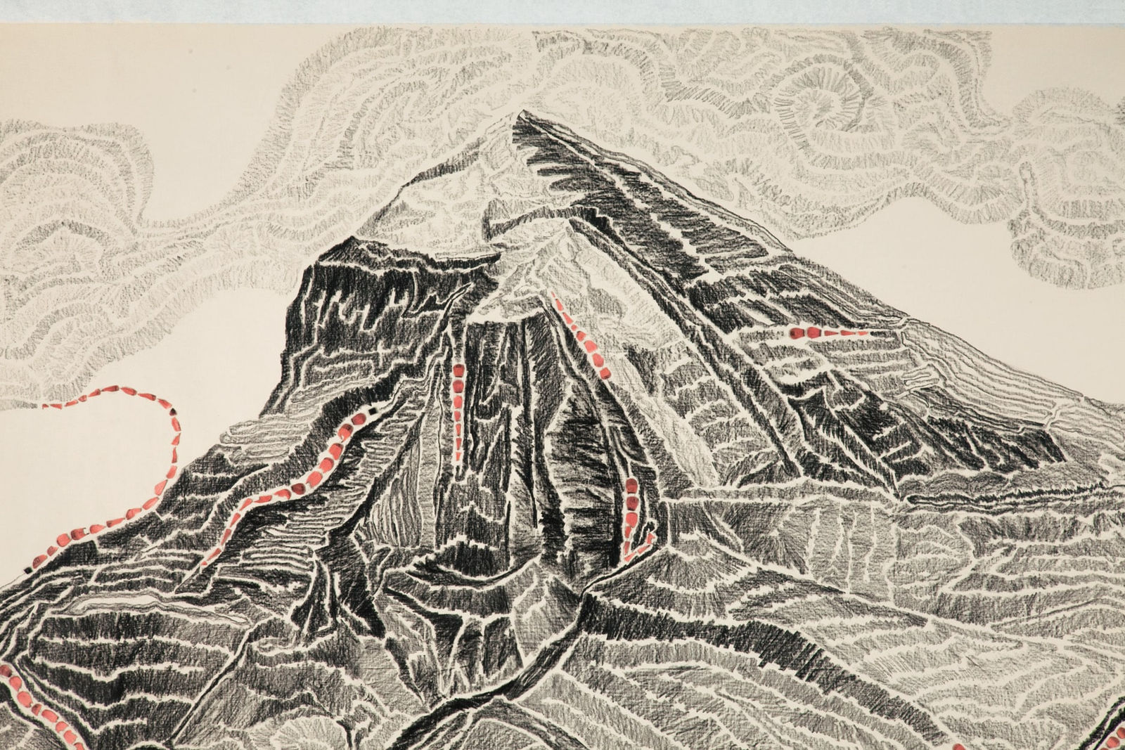 Shi Jin-Hua, Pen Walking #110, 2011