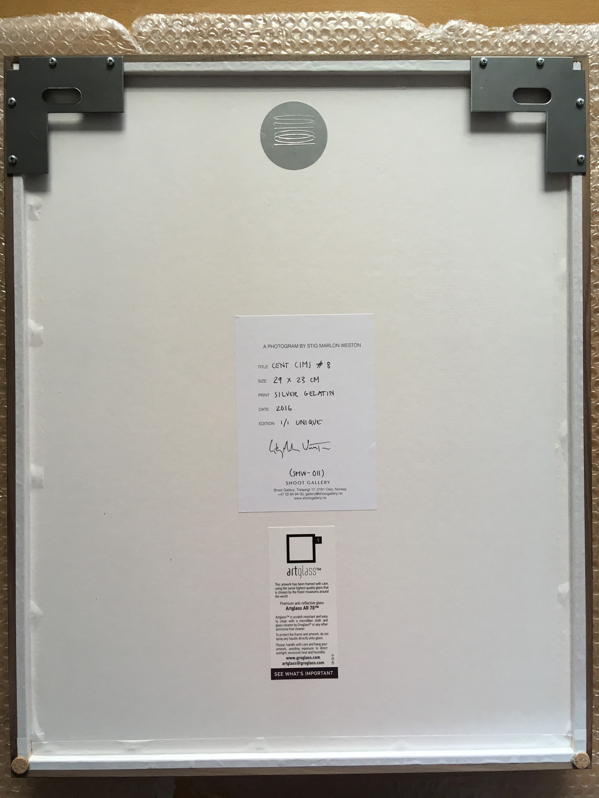 Stig Marlon Weston, Divinations, Cent Cims #8, 2016