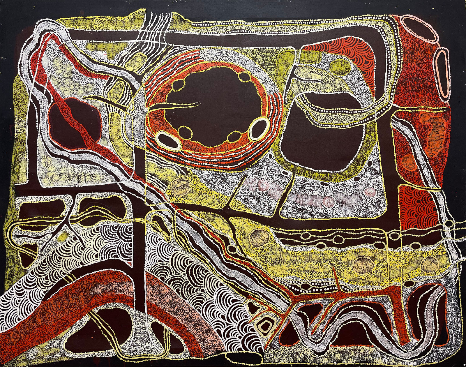 Tanya Umatji Tjapalyi, Ngayuku Ngunytjunku Tjukurpa (My Mother’s story), 2023