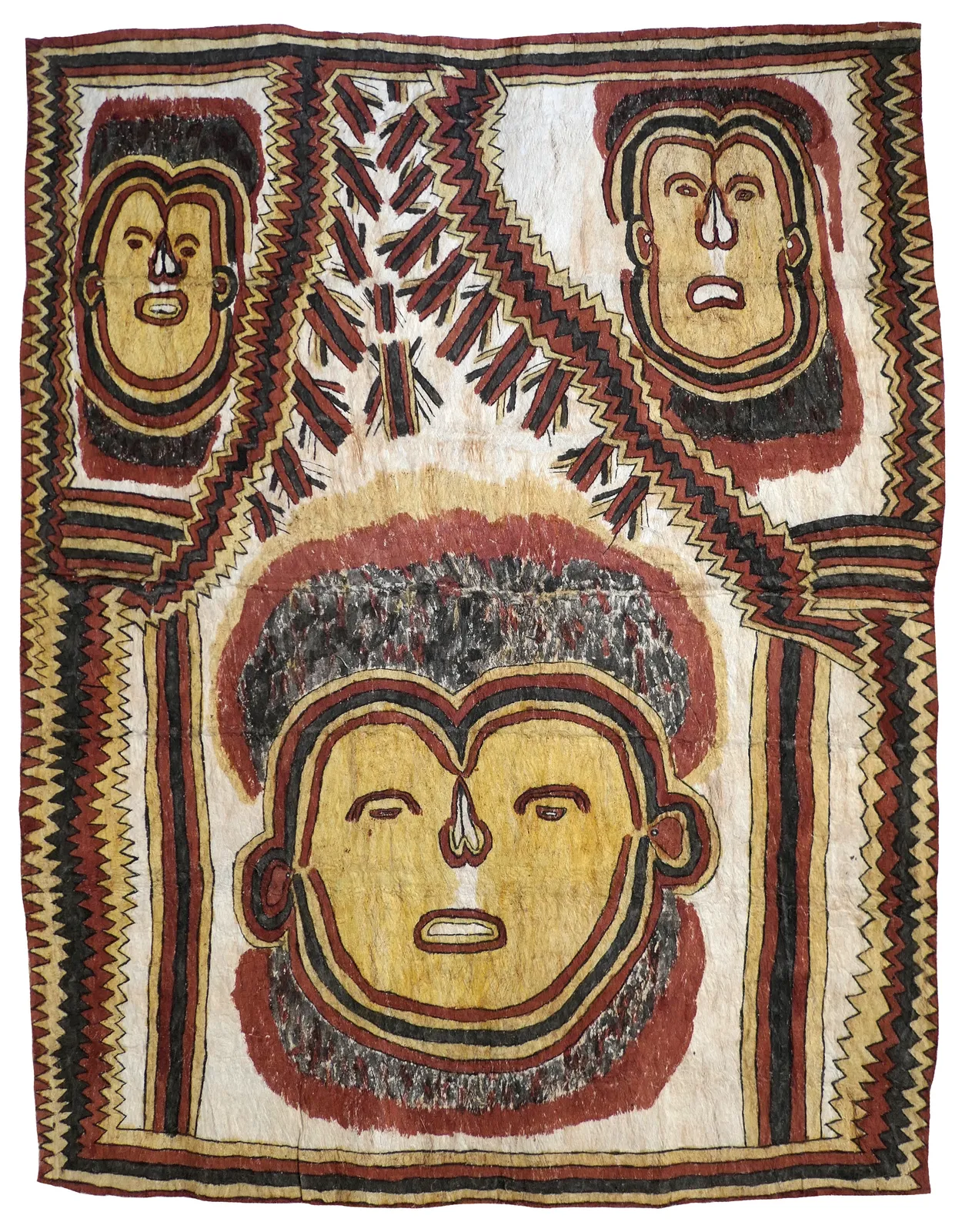 Ilma Ugiobari (Ajikum'e), Nyonirajé clanman Ancestor (creator of the first Cockatoo feather-spring, who was hunted by the Spirit-cannibal at Uborida), and beaks of the Papuan Hornbill (buborianö’e), 2017