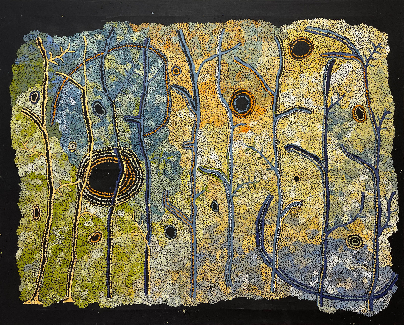 Betty Mula, Punu Tjuta (Many Trees), 2023