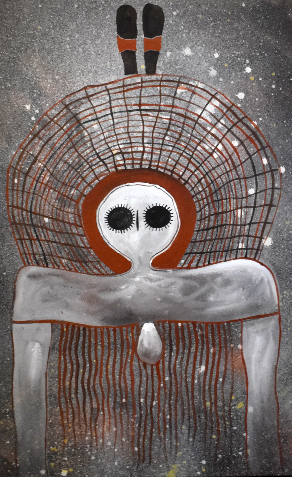 Donny Woolagoodja, Wandjina the rainmaker, 2020