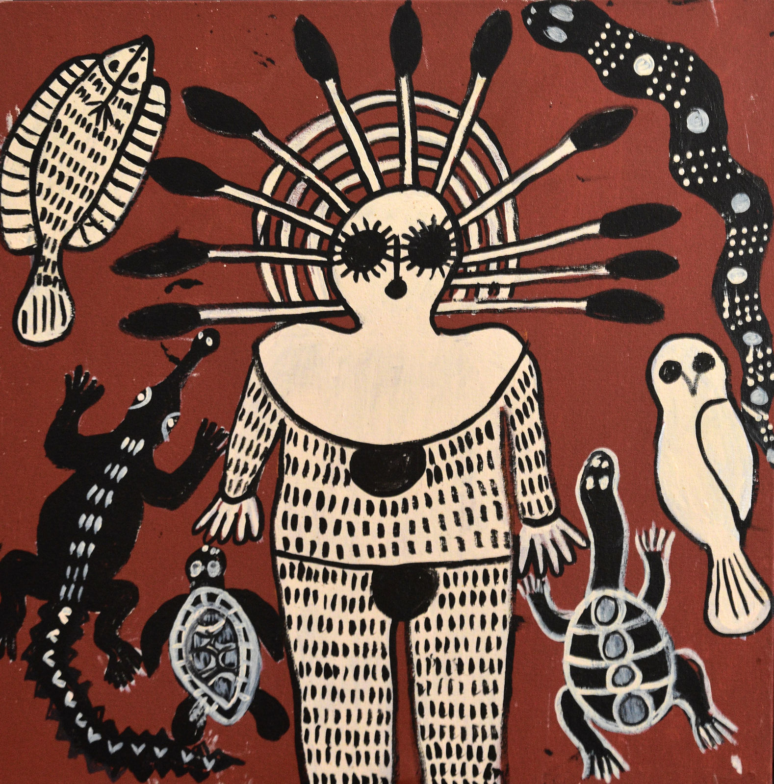 Sandra Mungulu, Namarali, Dumbi, Ungud, Coi Coi, Jaiya, Wali & Longneck Turtle., 2021