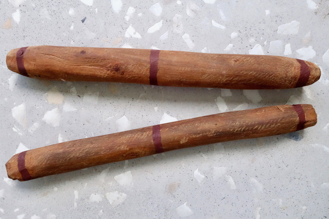 Clarrie Djanghara, Clapping Sticks, 2020