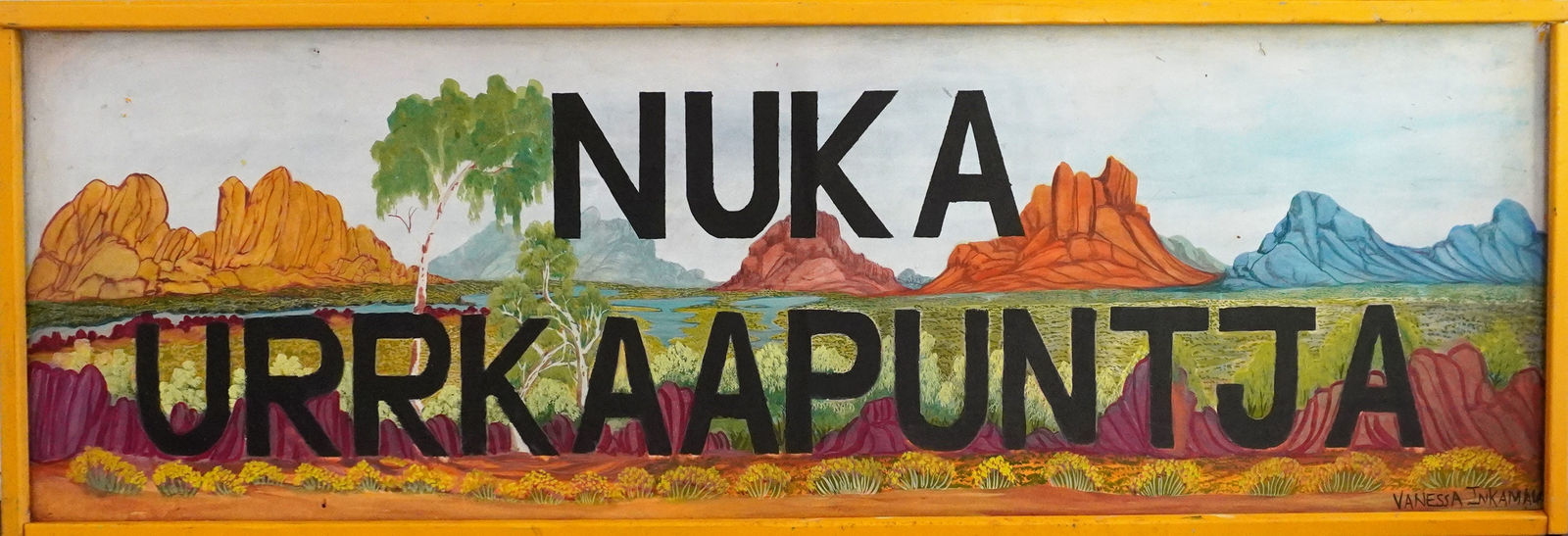 Vanessa Inkamala, Nuka Urrkaapuntja (My Work), 2025