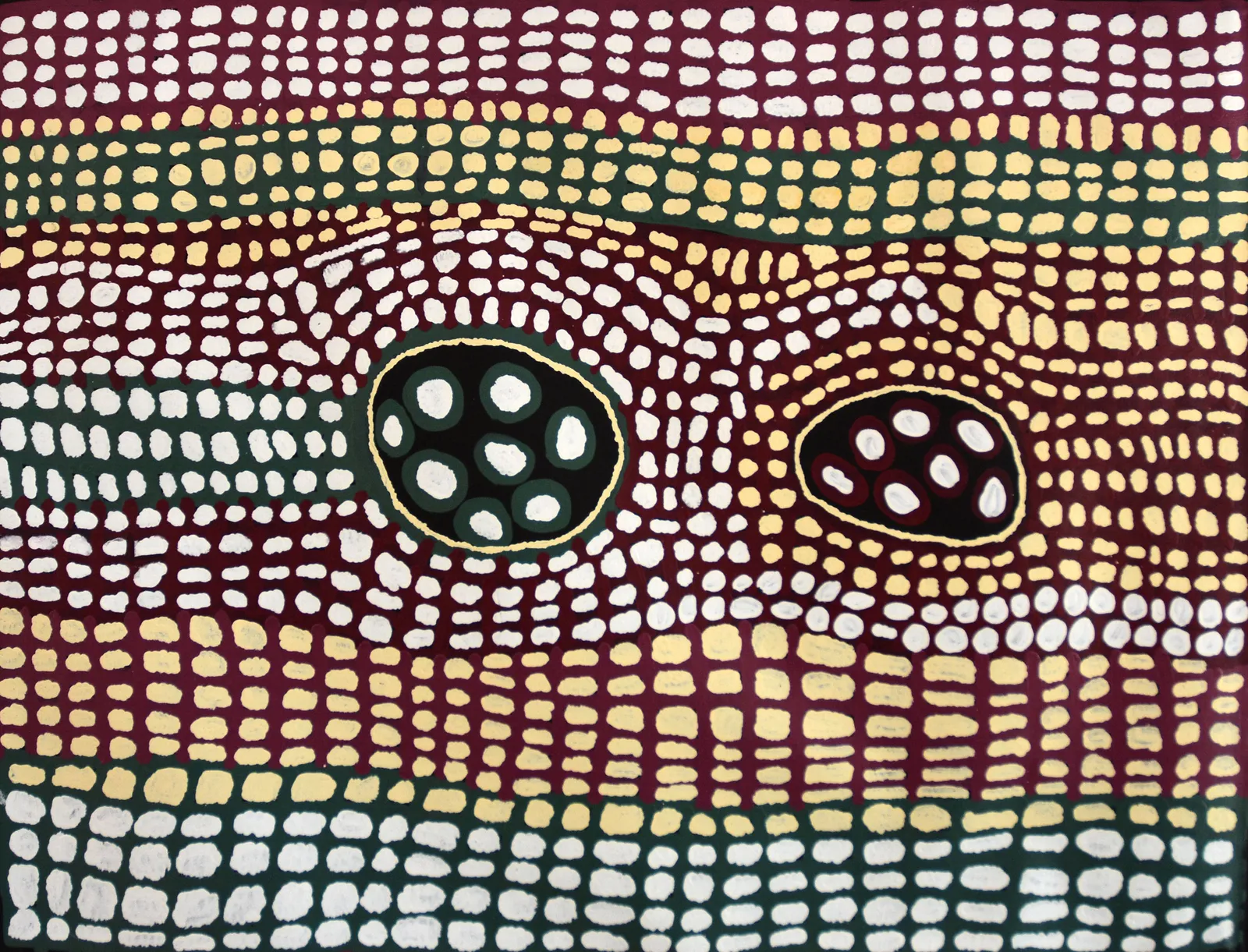 Josephine Napurrula, Minyma Tjuta - Lake Hopkins, 2020