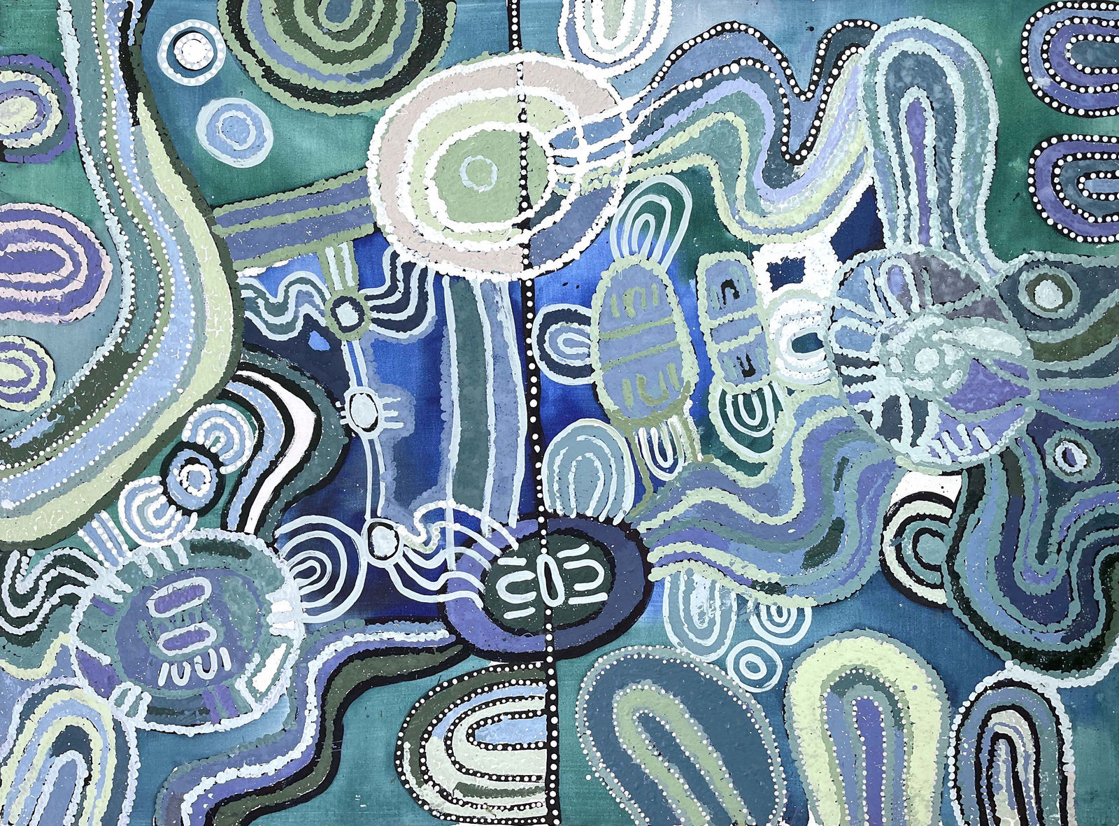 Puna Yanima, Kapi Tjukula (Water Hole), 2023