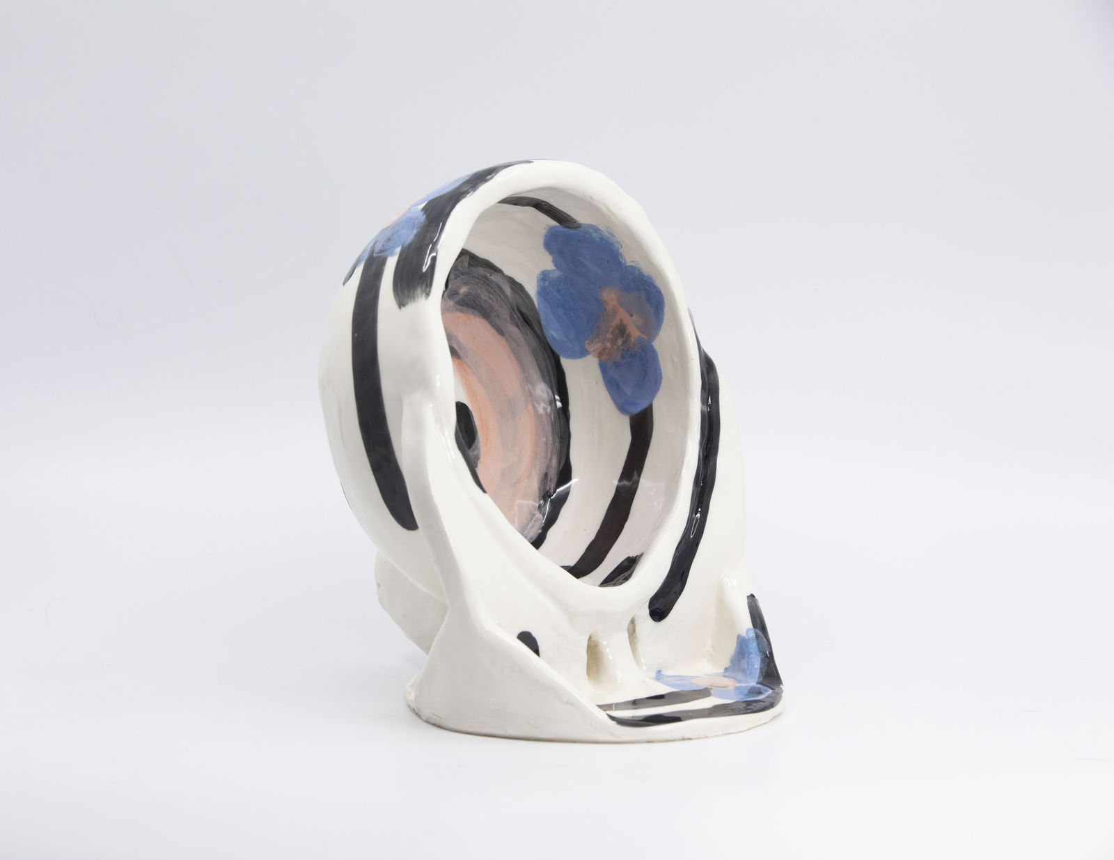 Anna John, Spiral Satellite Dish (with flowers), 2020